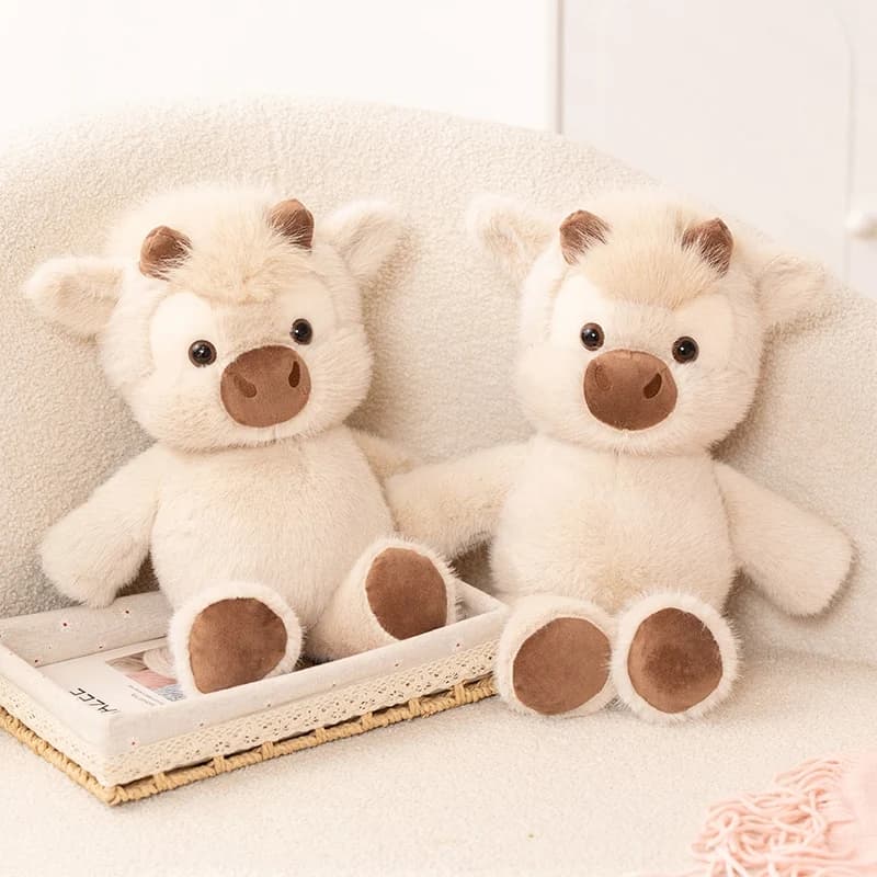 Adorable Highland Cattle Plush Toy 45 cm
