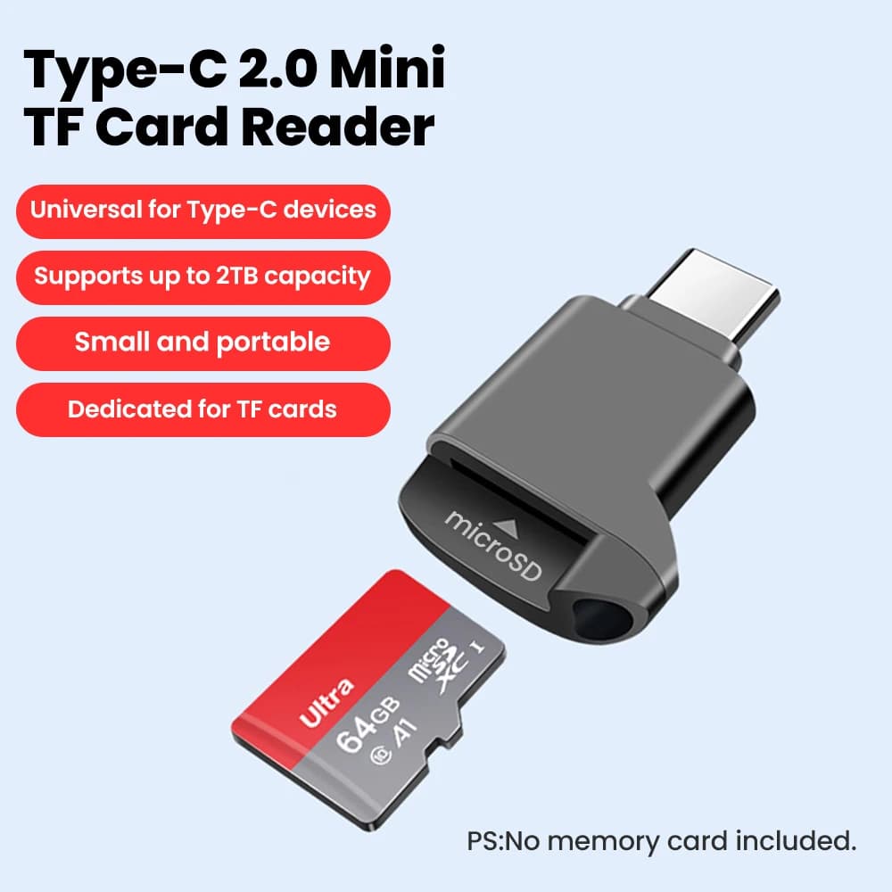 Czytnik kart Mini TF USB-C 2.0