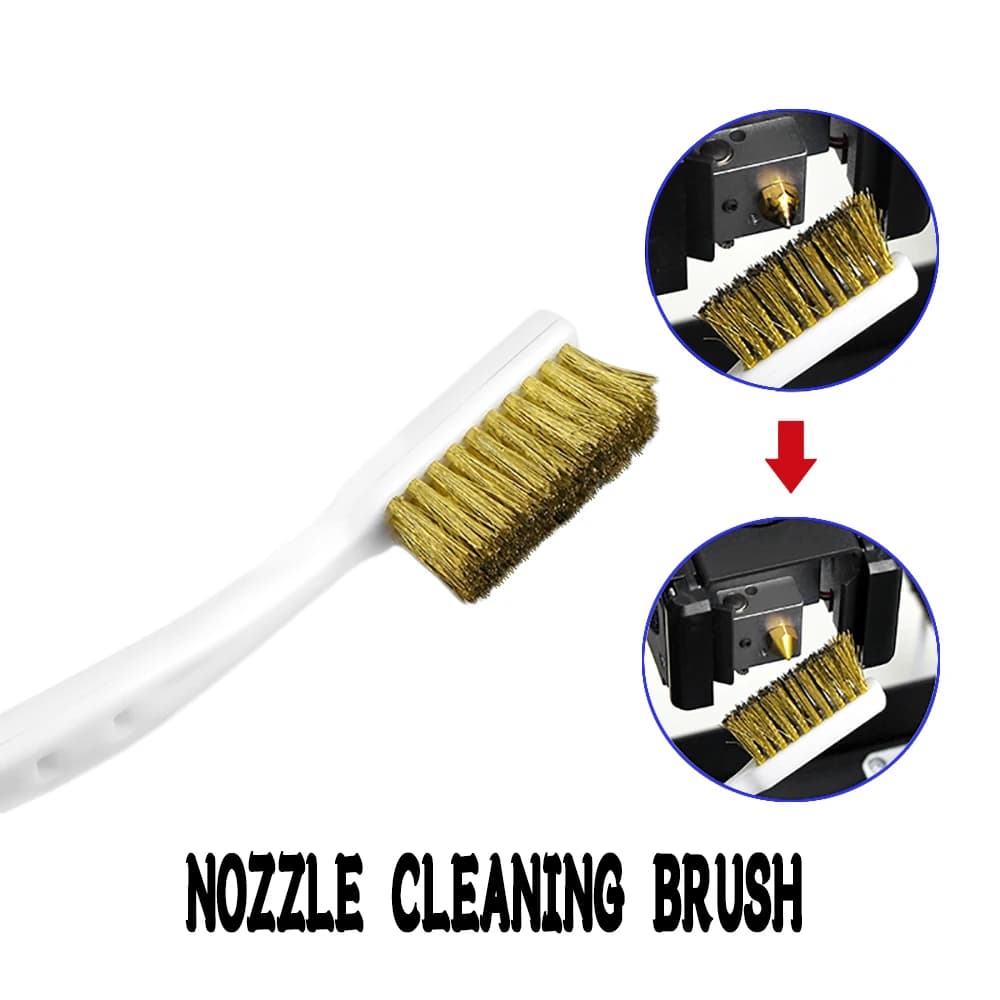 Copper wire toothbrush nozzle