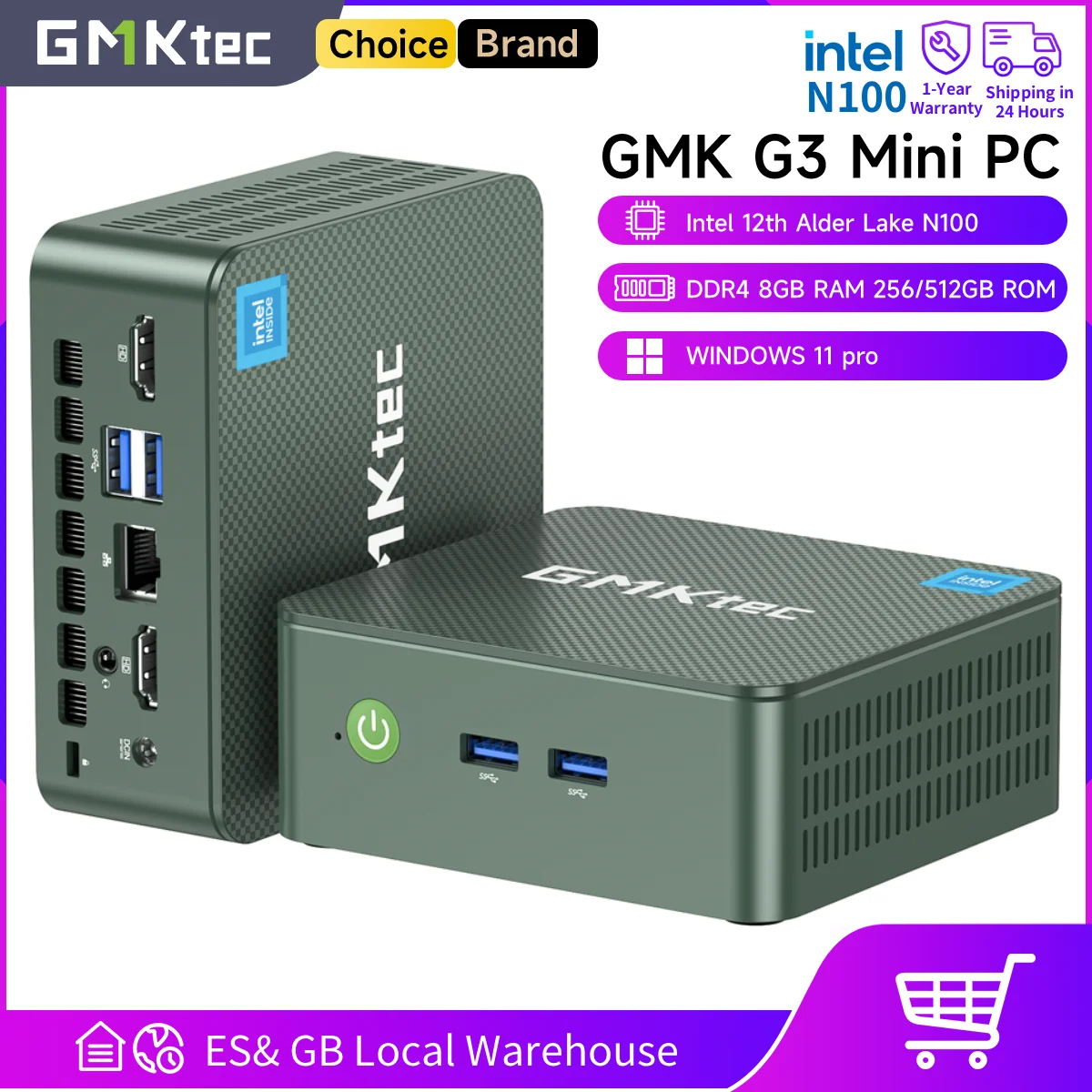 GMKtec G3 міні PC Intel Alder Lake