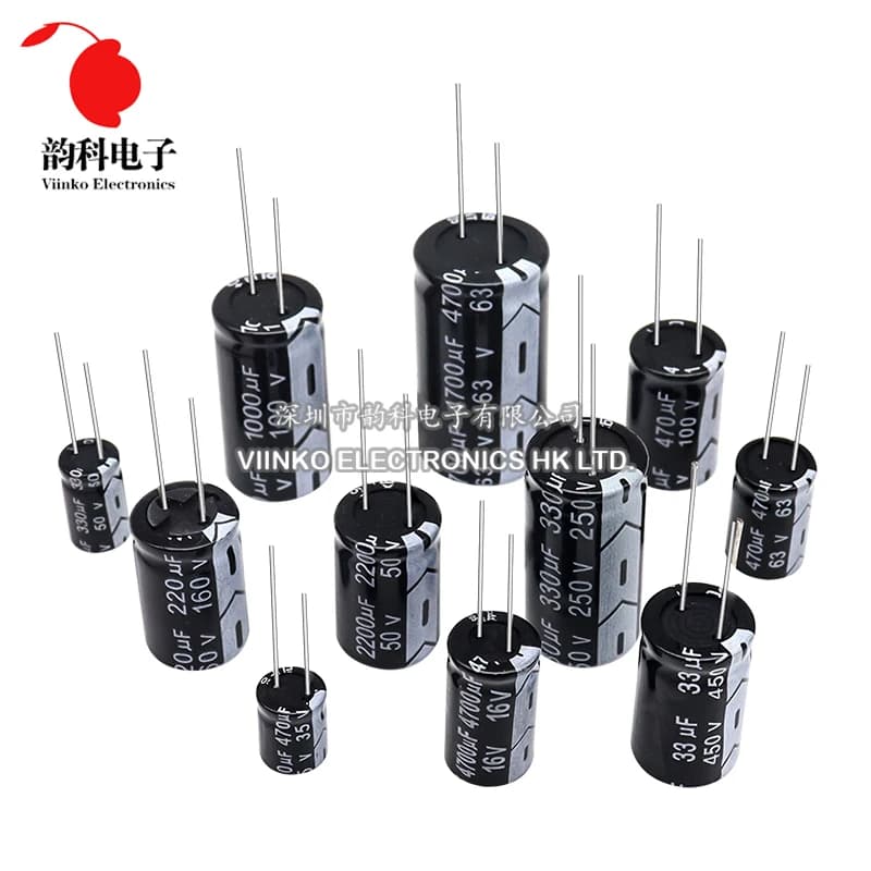 Aluminiowy kondensator elektrolityczny 10V 16V 25V 35V