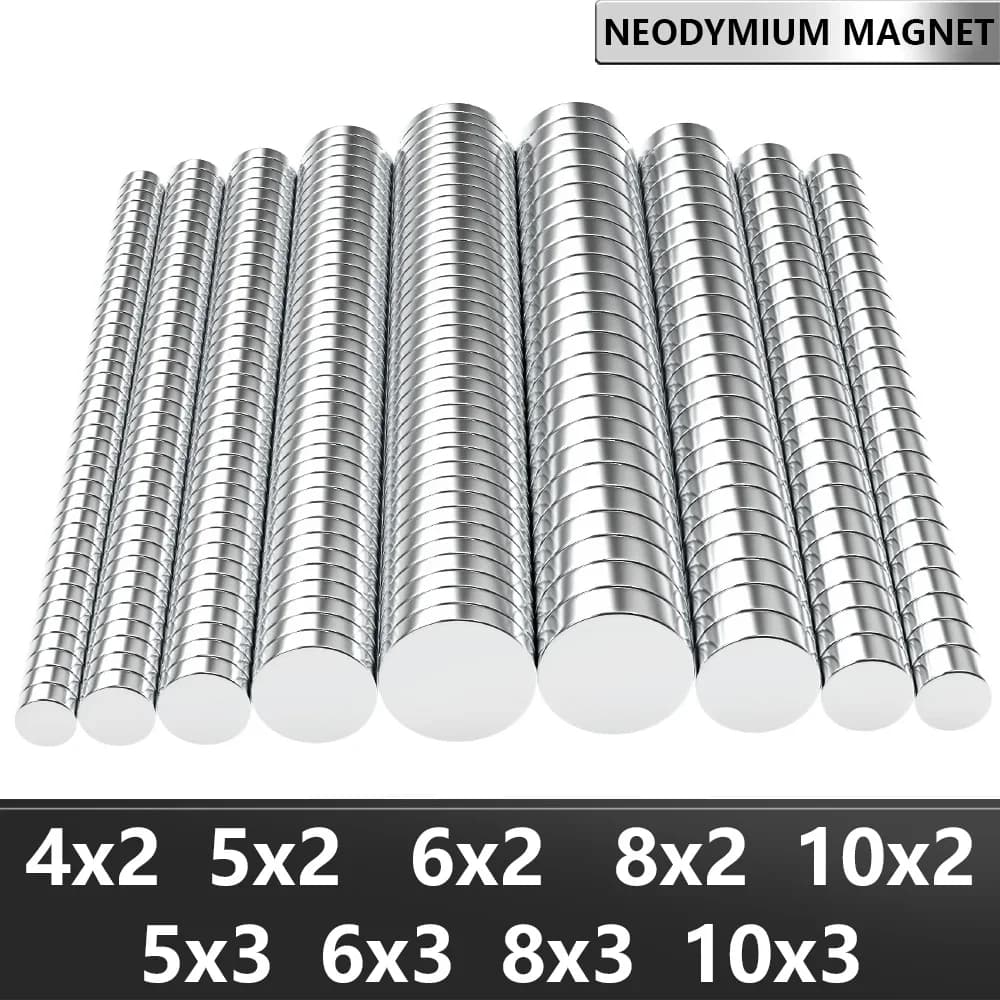 Okrągłe magnesy neodymowe N35