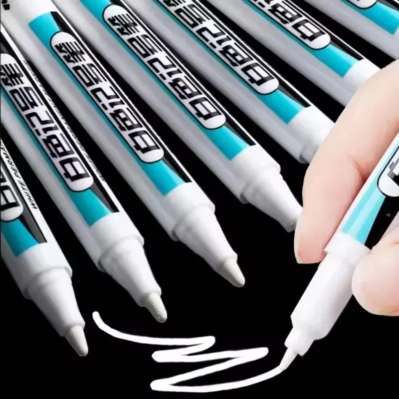 White permanent markers