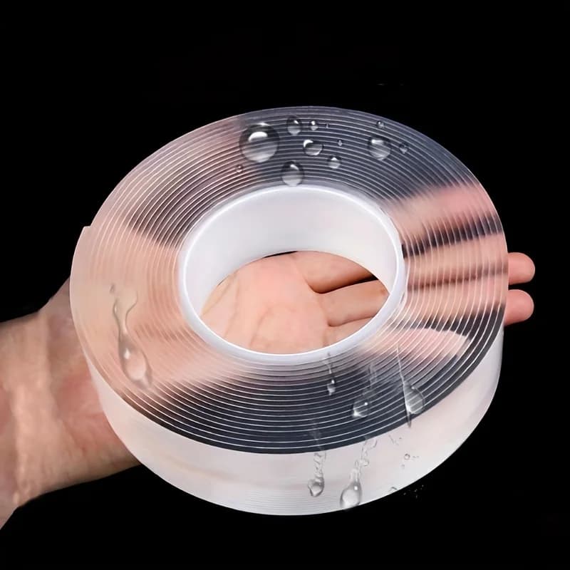 Universal double-sided waterproof reusable adhesive tape