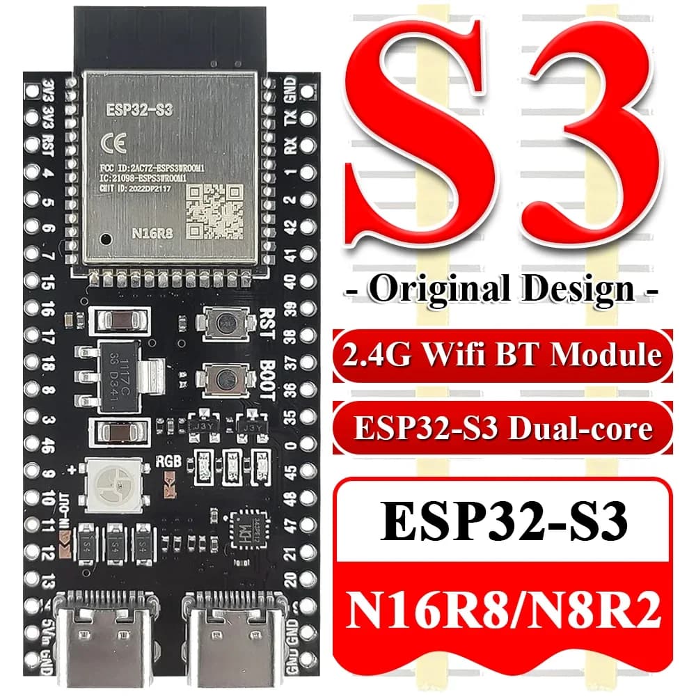 ESP32-S3 Wifi BT Module Development Board for