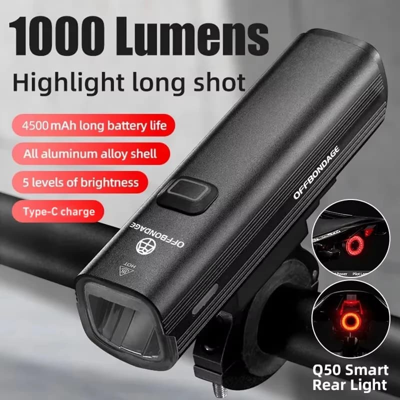 OFFBONDAGE 1000 bicycle light