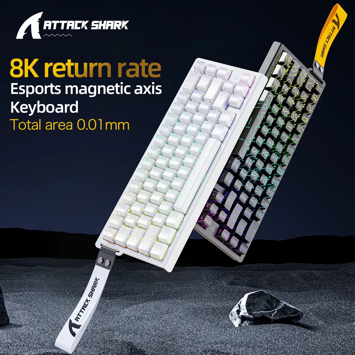 X68HE ATTACK SHARK Magnetic Gaming Keyboard Mechanical