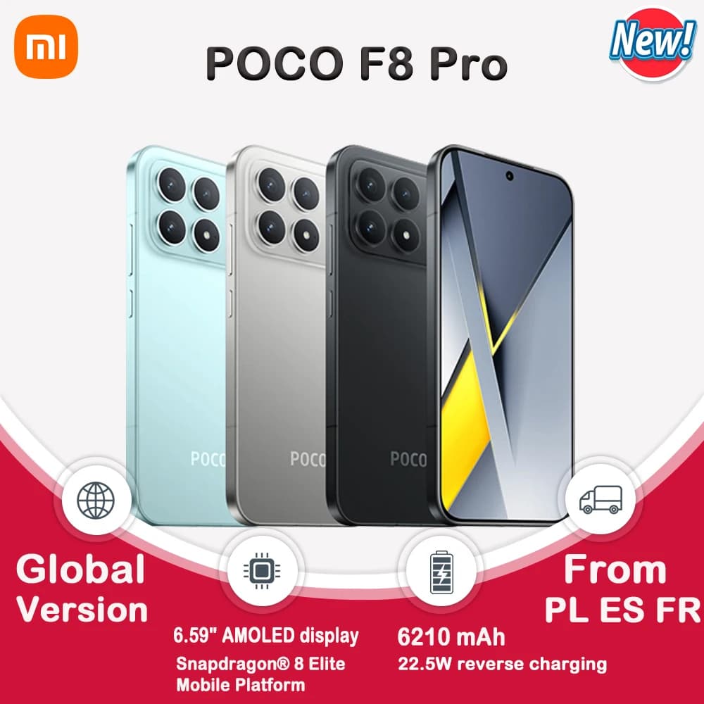 POCO F8 Pro Smartphone 256/512GB 50MP Tri-Camera