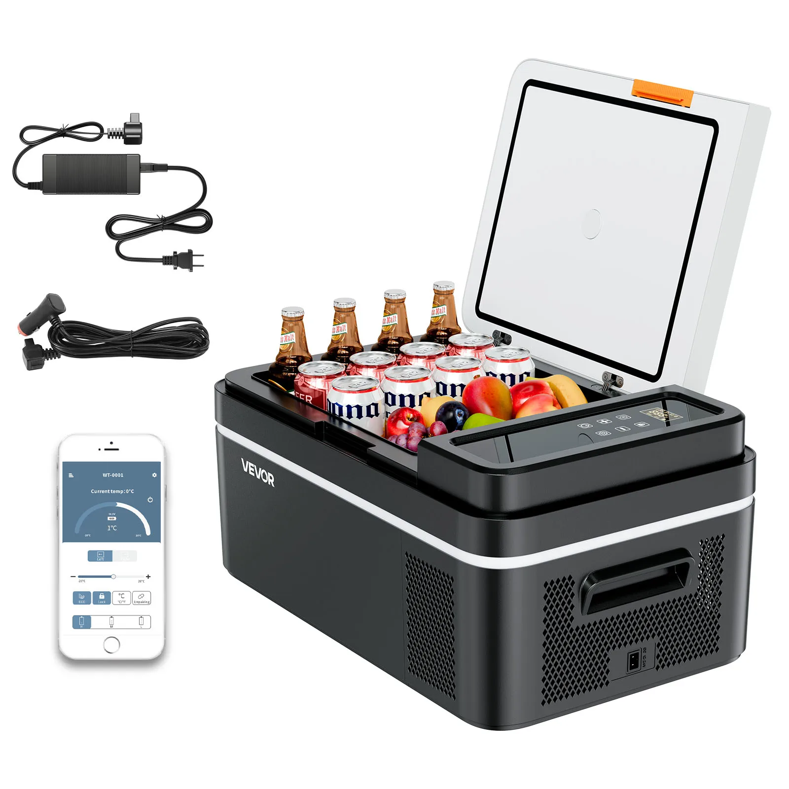Succebuy 15-55L портативний Cooler електричний Compressor 12V/24V