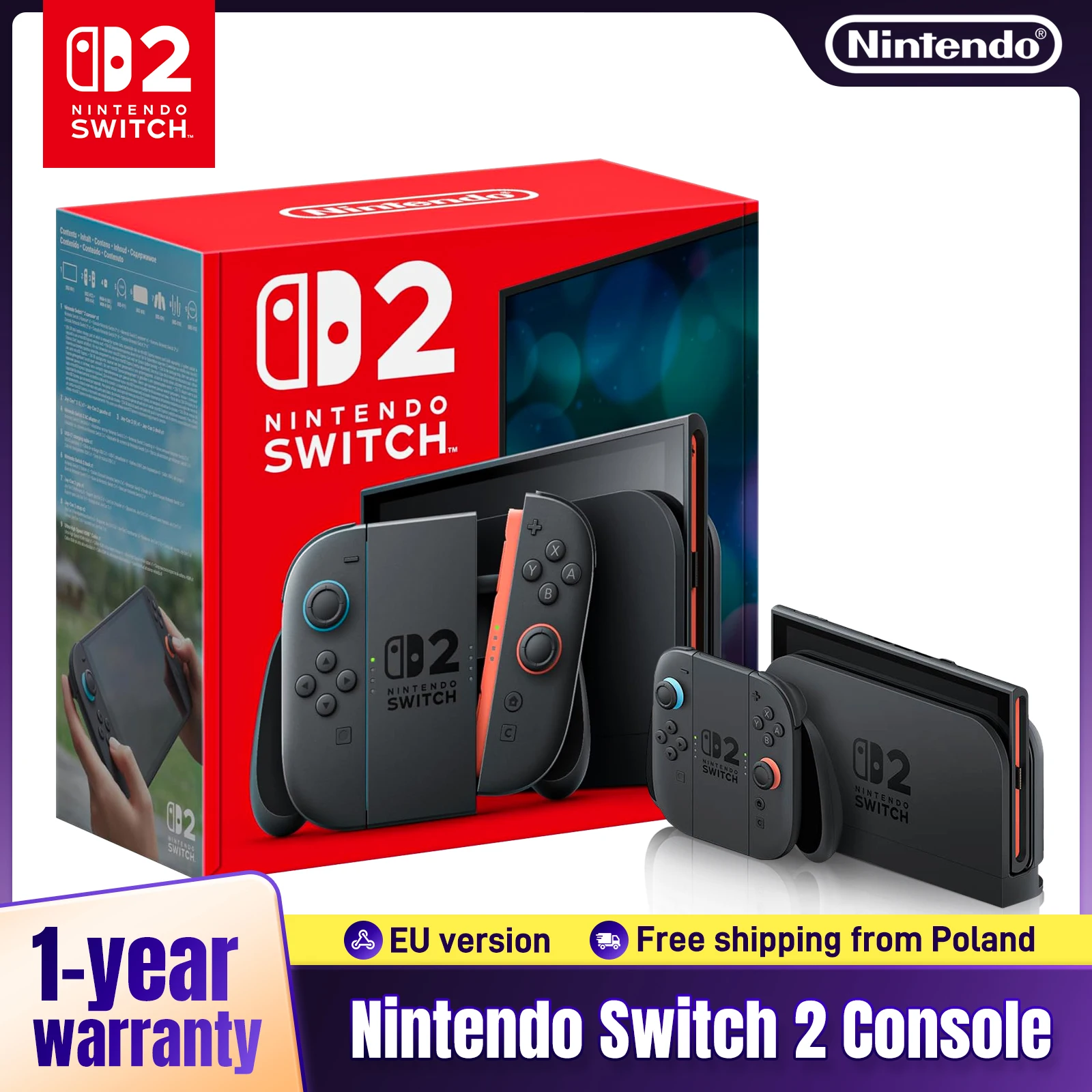 Nintendo Switch 2 Game Console NS2 7.9-inch
