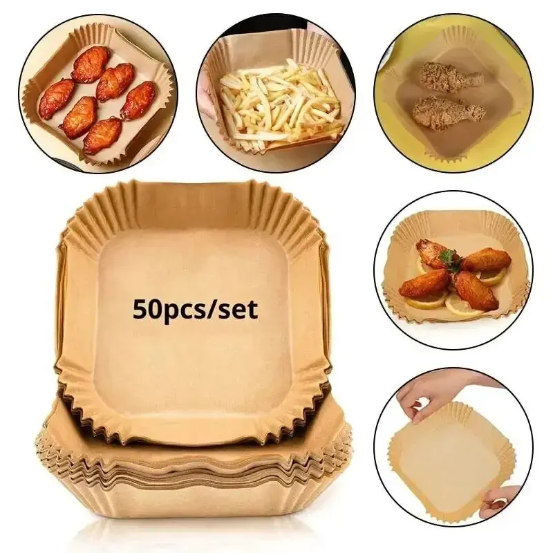 Air Fryer Disposable Paper Non-Stick Airfryer Baking