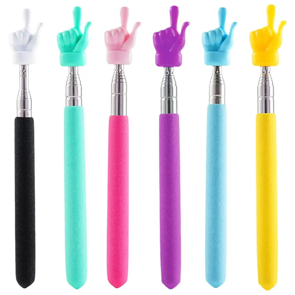 Retractable Teacher Pointer Finger Design Stainless Steel