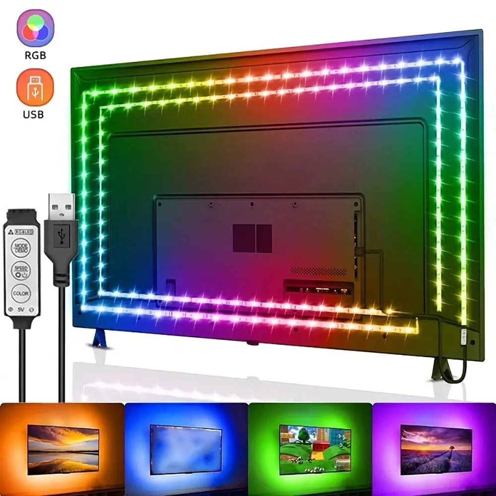 Led Lights for TV 3 Key Control