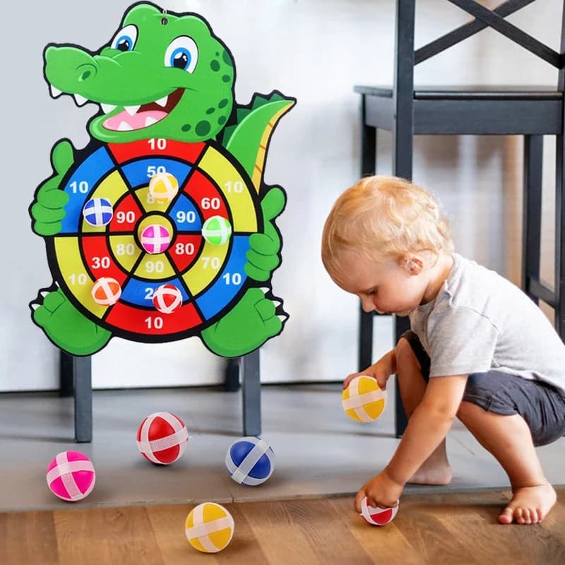 Educational dartboard game toy