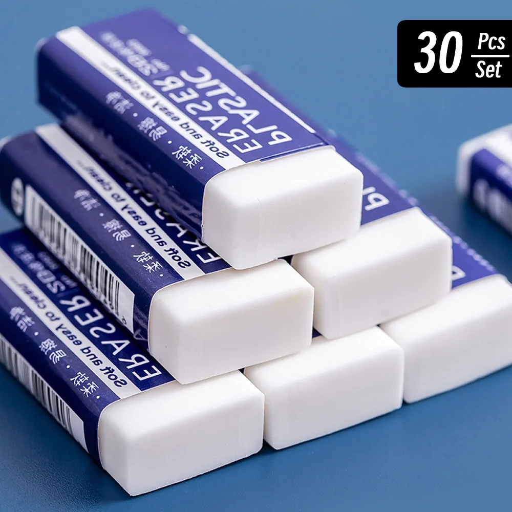 2B pencil erasers