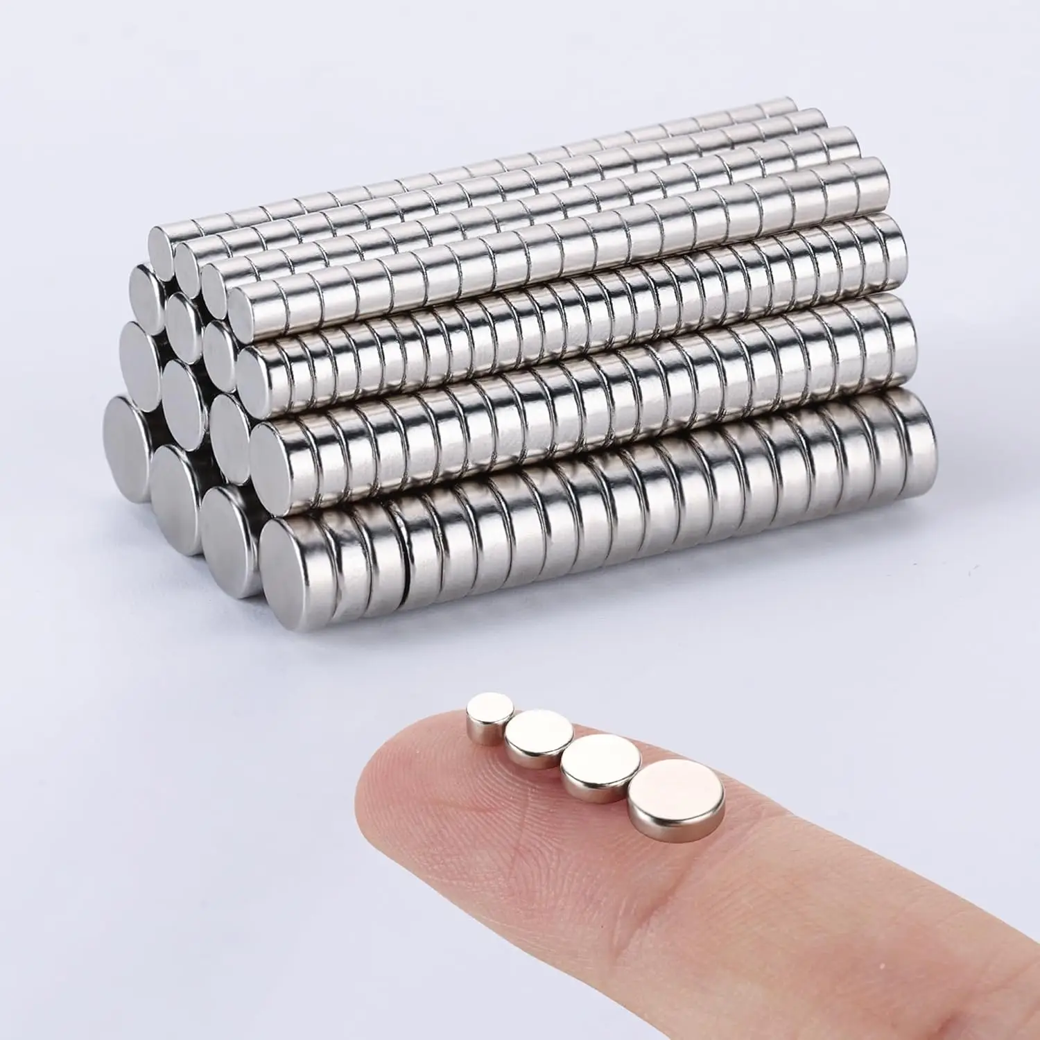 Small magnets, 4 different sizes