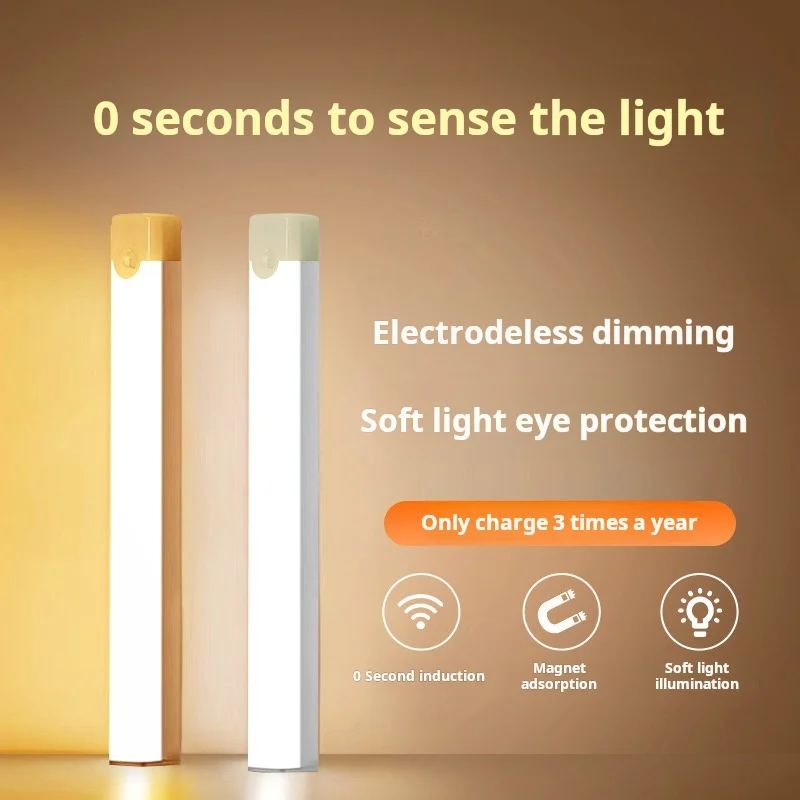 LED cabinet light with motion sensor