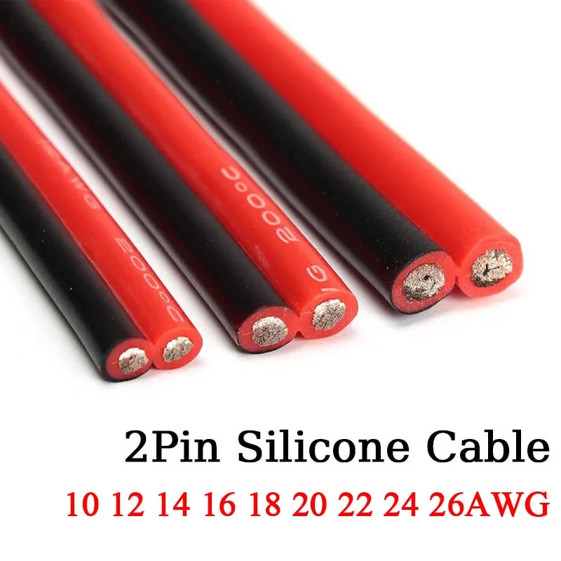 Silicone wire for automotive installations