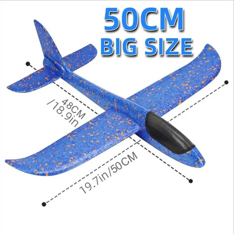 Foam throwing glider