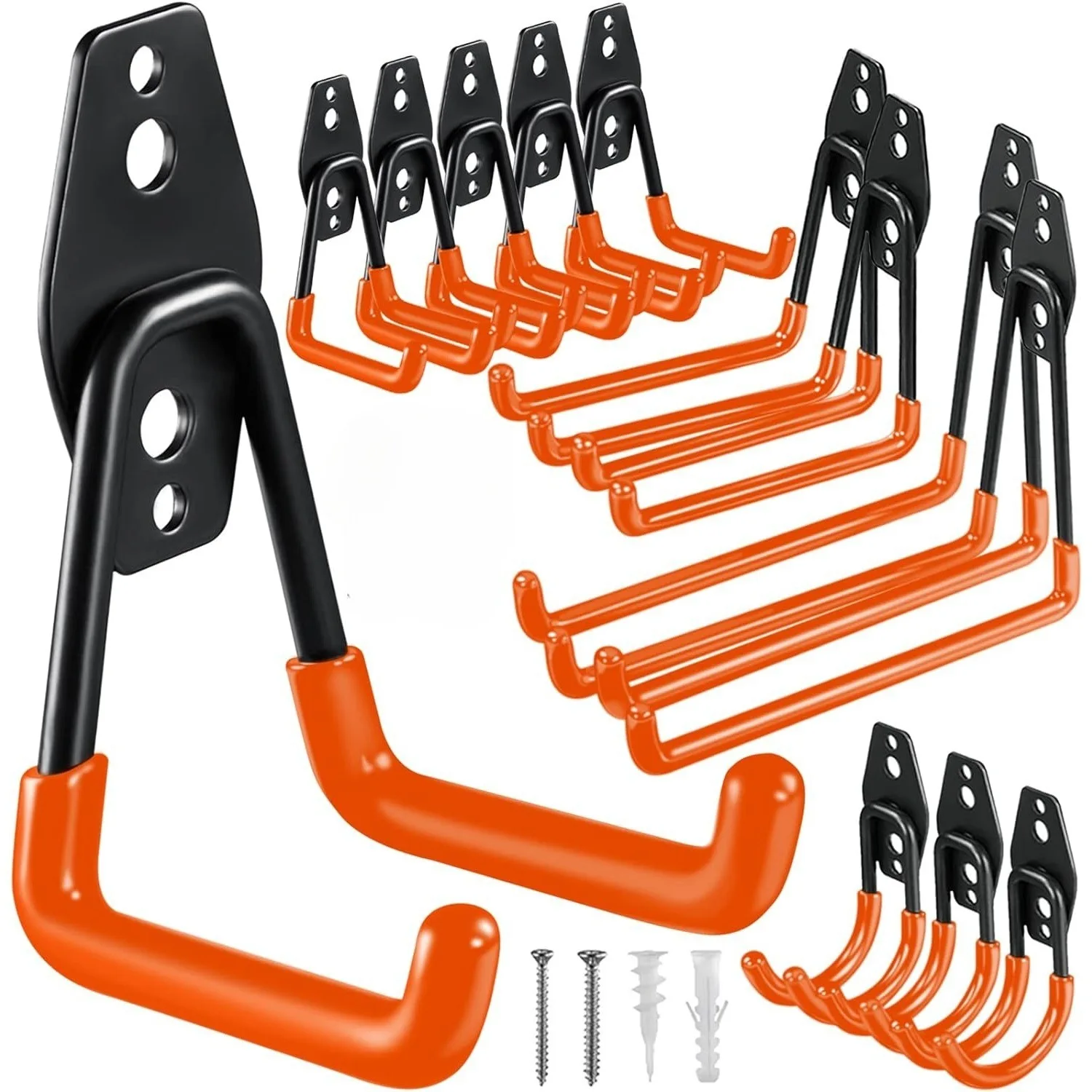 Heavy Duty Metal Hook Garage Organizer Wall