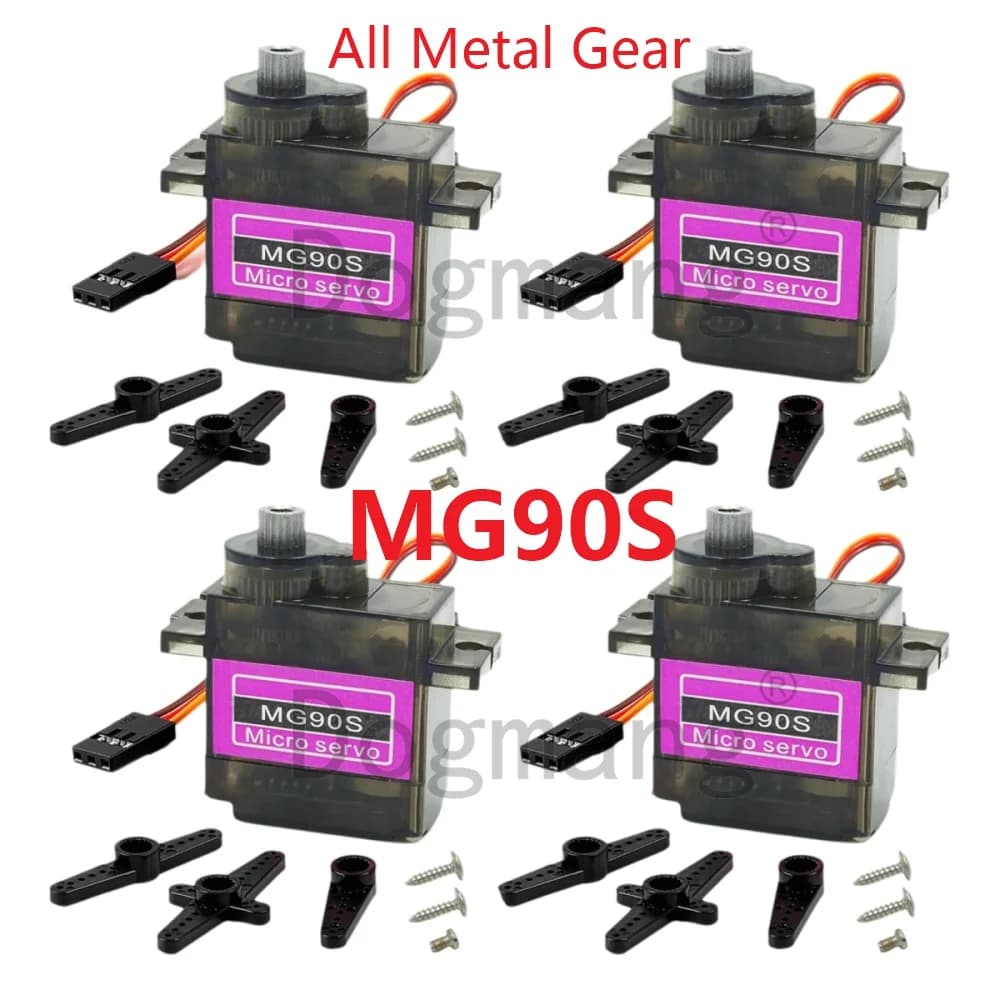 MG90S Servo 1/2/4/10/20/50 Pcs All Metal Gear