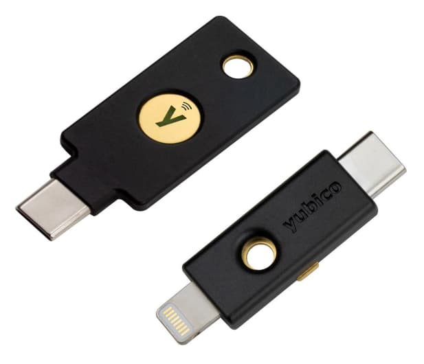 Klucz sprzętowy Yubico YubiKey 5C NFC + YubiKey 5Ci