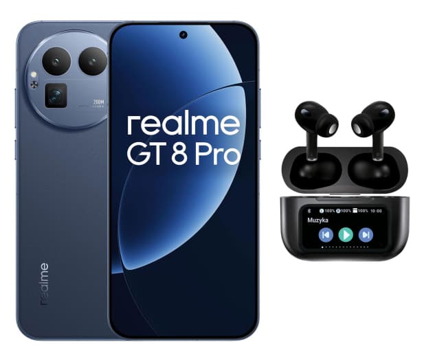 Zestaw realme GT 8 Pro 12/256GB Urban Blue ze Smart Buds Pro